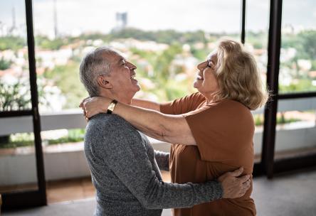 Couple dancing